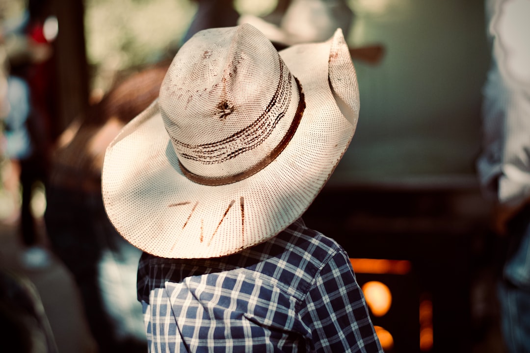 John Wayne with his iconic cowboy hat